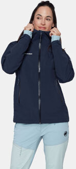 Mammut Crag Hardshell Dames Blauw - XL