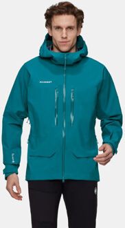 Mammut Crater Gore-Tex Pro HD Hooded Hardshell Jas Blauw - XXL