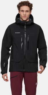 Mammut Crater Gore-Tex Pro HD Hooded Hardshell Jas Zwart - L