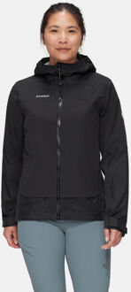 Mammut Ducan Guide Hooded Hardshell Jas Dames Zwart - XL