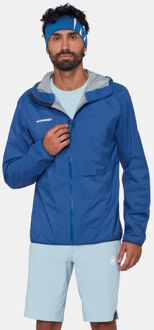 Mammut Ducan Light Hooded Hardshell Jas Blauw - XXL