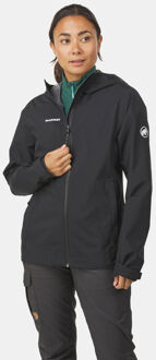 Mammut Linard Light Hooded Hardshell Jas Dames Zwart - M