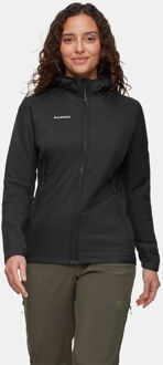 Mammut Rime Light Insulated Hybrid Hooded Jas Dames Zwart - M