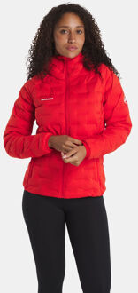 Mammut Sender Hooded Isolatiejas Dames Rood
