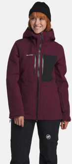 Mammut Stoney HS Thermo Hooded Ski-Jas Dames Rood - M