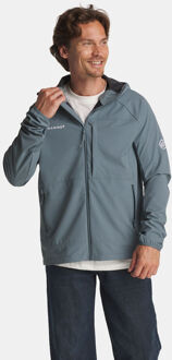 Mammut Ultimate Comfort Hooded Softshell Jas Grijs - XL