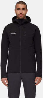 Mammut Ultimate Comfort Hooded Softshell Jas Zwart - XXL