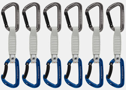 Mammut Workhorse Keylock 12 CM 6-Pack Quickdraws Klimset Grijs - One size