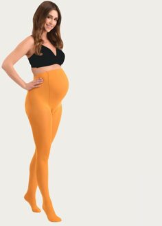 MamsyPositiepanty Zwangerschapspanty 60 Den Geel - S|M|L|XL|XXL|