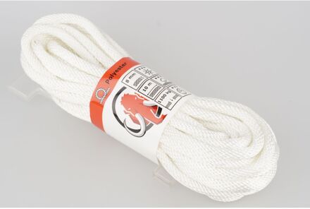 Mamutec Touw Paraloc Polyester Wit 8mm 10m