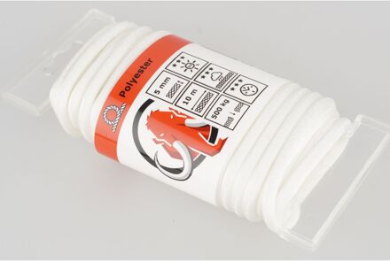 Mamutec Touw Polyester Paraloc Wit 5mm 10m