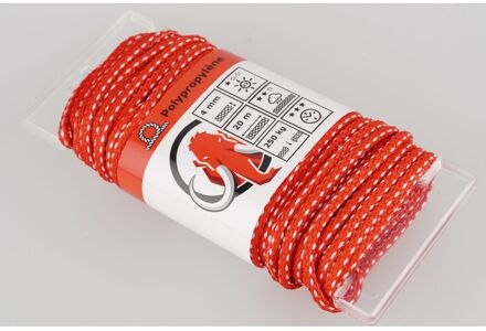 Mamutec Touw Polypropyleen Paraloc Rood-wit 4mm 20m