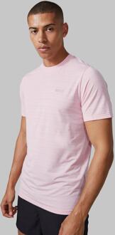 Man Active Dun Performance T-Shirt, Light Pink - XL