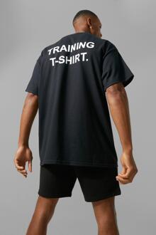Man Active Oversized Training T-Shirt, Black - M