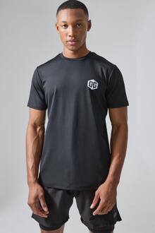 Man Active X Og Fitness Slim Fit Performance T-Shirt, Black - XL