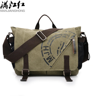 Man Canvas Messenger Bags Duffle Tote Travel Shoulder Bag High Quality Tote Bolsa Crossbody Bags Zipper Travel Leisure Handbag