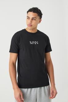 Man Dash Slim Fit T-Shirt, Black - M
