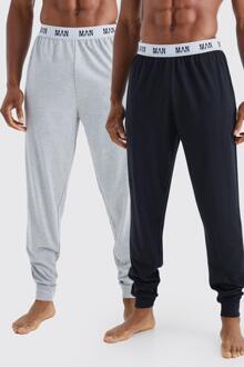 Man Loungewear Joggingbroeken (2 Stuks), Multi