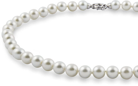 Manacor QP-UHL9-REWI Parel Choker voor dames Wit