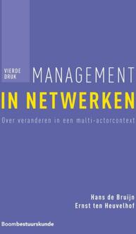 Management in netwerken - Boek Hans de Bruijn (9462366659)