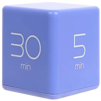 Management Klok Herinnering Kookwekker Cube Tijd Led Bureau Tafel Wekker Voor Huishoudelijke Keuken Handig Deel Blauw