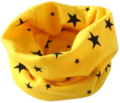 Mance Herfst Winter Mode Klassieke Kinderen Sjaal Jongens Meisjes Kraag Baby Sjaal Katoen O Ring Hals Sjaals geel