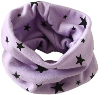 Mance Herfst Winter Mode Klassieke Kinderen Sjaal Jongens Meisjes Kraag Baby Sjaal Katoen O Ring Hals Sjaals paars