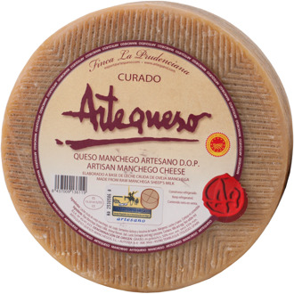 Manchego cheese artisan cured D.O.P. -Artecheese-piece 1 Kg