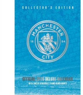 Manchester City Fc A3 Deluxe Calendar 2025