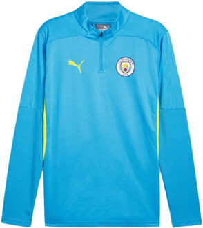 Manchester City Training 1/4 zip top Blauw - S
