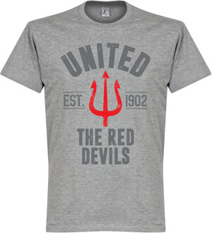 Manchester United Established T-Shirt - Grijs - XL