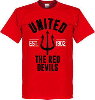 Manchester United Established T-Shirt - Rood - XS