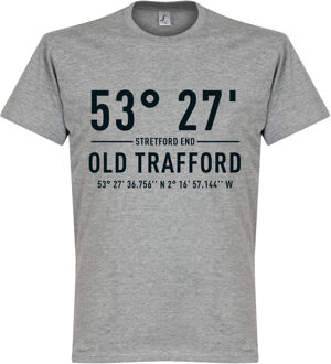 Manchester United Old Trafford Coördinaten T-Shirt - Grijs - XXL