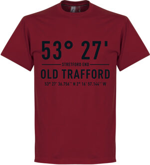 Manchester United Old Trafford Coördinaten T-Shirt - Rood - M
