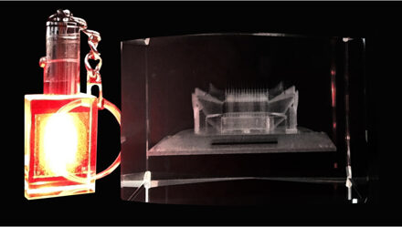 Manchester United Stadion met sleutelhanger Old Trafford