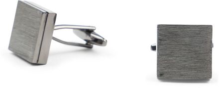 Manchetknoop Vierkant Zilver