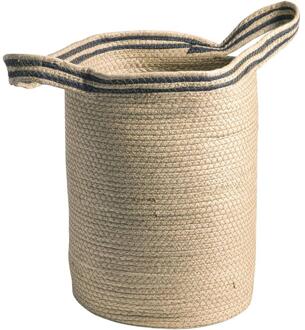 Mand Mila - Écru - 56x30x30 Cm - Papier - Multikleur