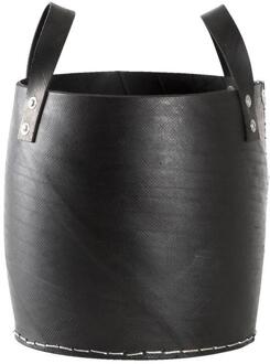 Mand Ruben - 30xØ30 Cm - Rubber - Zwart