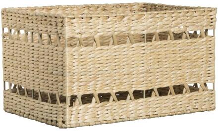 Mand Saar L - Naturel - 20x35x24 Cm - Natuurlijk Materiaal - Beige