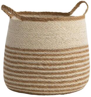 Mand Tom - Licht - 30xØ32 Cm - Zeegras - Bruin