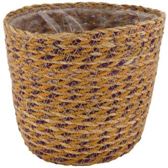 Mand zeegras Ø18x16cm Multi