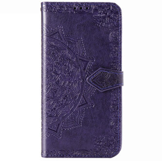 Mandala Booktype iPhone 11 hoesje - Paars