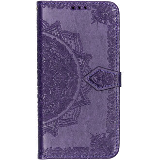 Mandala Booktype Samsung Galaxy A50 / A30s hoesje - Paars