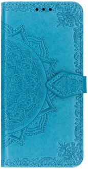 Mandala Booktype Samsung Galaxy S10 hoesje - Turquoise