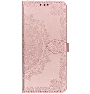 Mandala Booktype Samsung Galaxy S10 Plus hoesje - Roze