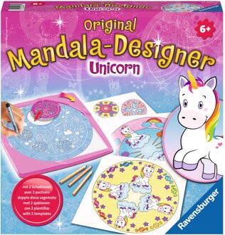 Mandala-Designer eenhoorn Roze