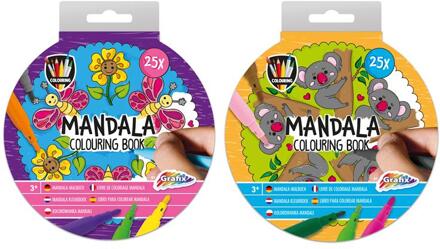Mandala kleurboek 25blz Ø15cm