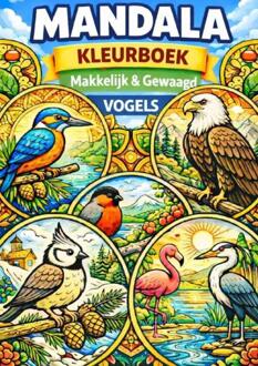 Mandala Kleurboek | Eenvoudig & Krachtvol – Vogels -  H. Mourits (ISBN: 9789465383538)