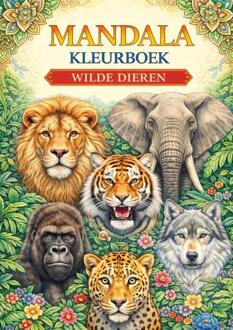 Mandala Kleurboek, Wilde dieren -  H. Mourits (ISBN: 9789465200545)