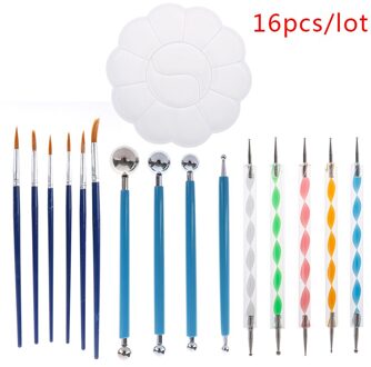 Mandala Puntjes Gereedschap Set Pen Puntjes Gereedschap Mandala Stencil Bal Stylus Verf Lade Voor Schilderen Rotsen, Kleur, draw & Draft